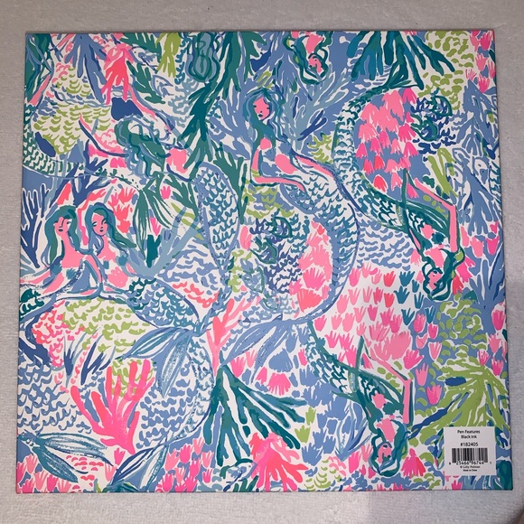 Lilly Pulitzer Journal and Pen Set Mermaid Cove - Picture 2 of 6